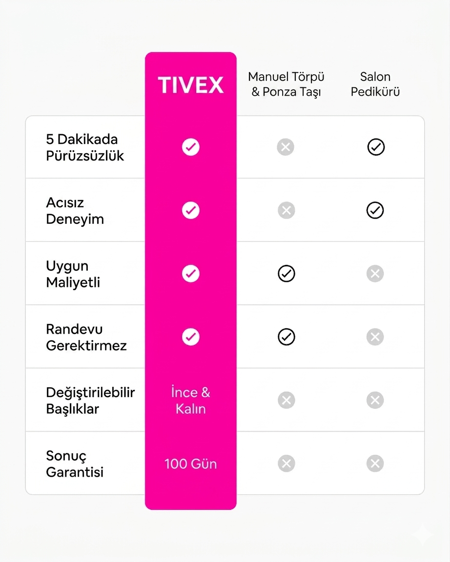 Tivex™ Ayak bakım cihazı